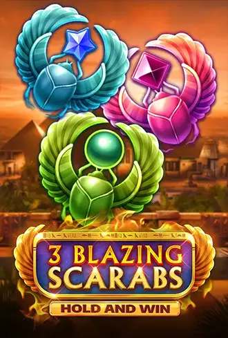 3 Blazing Scarabs Hold and Win