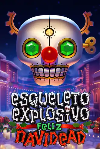 Esqueleto Explosivo Feliz Navidead