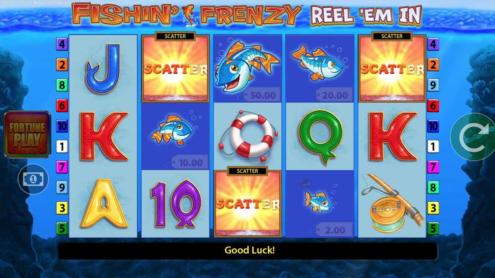 fishin' frenzy demo