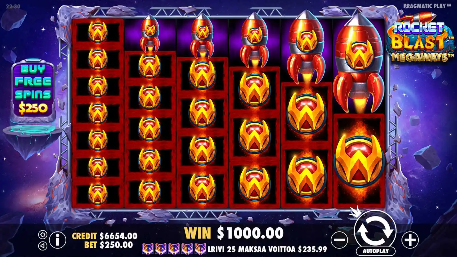 Rocket Blast Megaways - LVBet.com