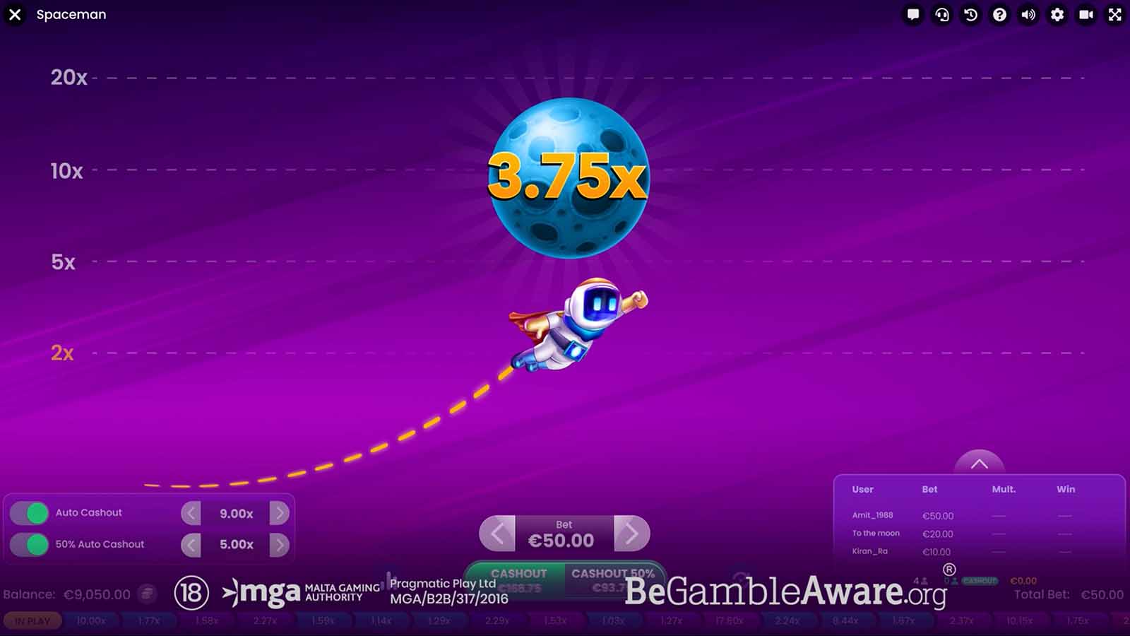 Spaceman Casino Game By Pragmatic Play