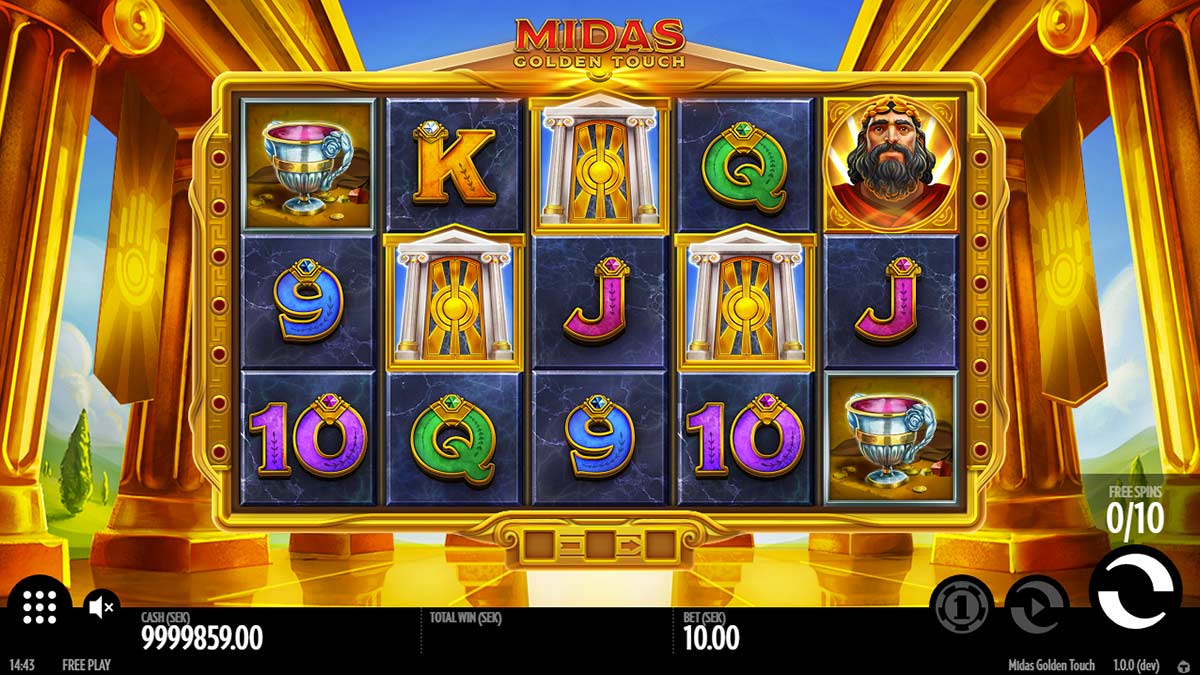 Midas Golden Touch Online Slot by Thunderkick - Try for Free at CasinoWow